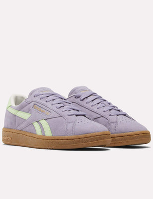 Club C Grounds Shoes - Dusk Purple/Astro Lime/Gum