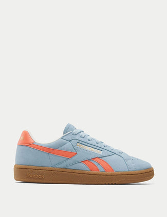 Club C Grounds Shoes - Soft Blue/Supercharged Coral/Gum