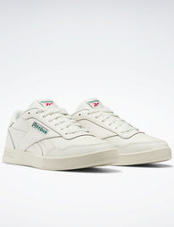 Reebok Court Advance Shoes - Chalk/Dark Green/Flash Redimages2- The Sports Edit