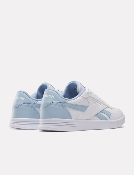 Reebok Court Advance Shoes - White/Y2K Blue/Upgrade Blueimage3- The Sports Edit