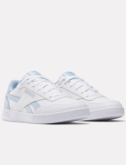 Reebok Court Advance Shoes - White/Y2K Blue/Upgrade Blueimage2- The Sports Edit