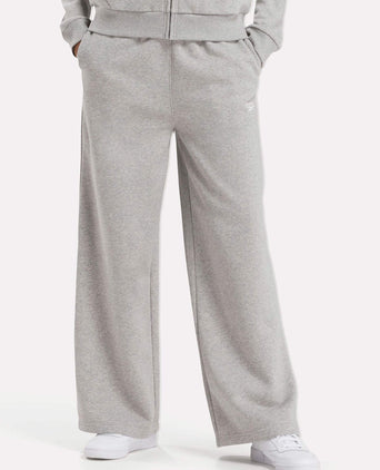 Identity Fleece Wide Leg Pants - Medium Grey Heather
