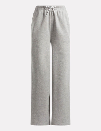 Reebok Identity Fleece Wide Leg Pants - Medium Grey Heatherimage4- The Sports Edit