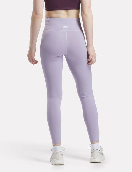 Reebok Lux High Waisted Leggings - Dusk Purpleimage2- The Sports Edit