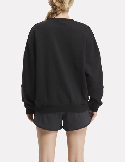 Reebok Lux Oversized Crew - Blackimage2- The Sports Edit