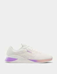 Reebok | Nano X4 Shoes - Chalk/Washed Clay/Purple | The