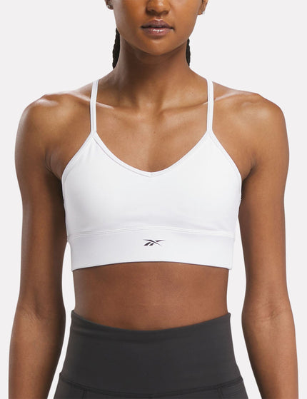 Reebok Workout Ready Sports Bra - Whiteimage1- The Sports Edit