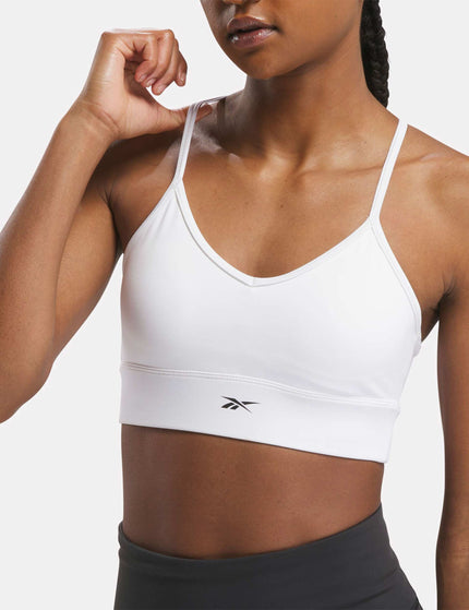 Reebok Workout Ready Sports Bra - Whiteimage3- The Sports Edit