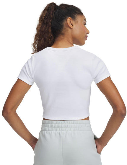 Under Armour Rival Rib Baby T-Shirt - Whiteimage2- The Sports Edit