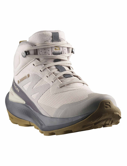 Salomon Elixir Activ Mid Gore-Tex - Silver Cloud/Nine Iron/Gothic Oliveimage2- The Sports Edit