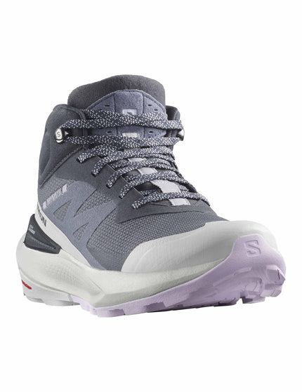 Salomon Elixir Activ Mid Gore-Tex - India Ink/Glacier Gray/Orchid Petalimage2- The Sports Edit