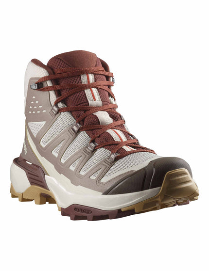 Salomon X Ultra 360 Edge Mid Gore-Tex - Silver Cloud/Iron/Rum Raisinimage2- The Sports Edit