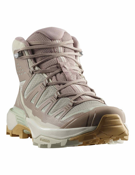 Salomon X Ultra 360 Edge Mid Gore-Tex - Rainy Day/Etherea/Canary Greenimage2- The Sports Edit