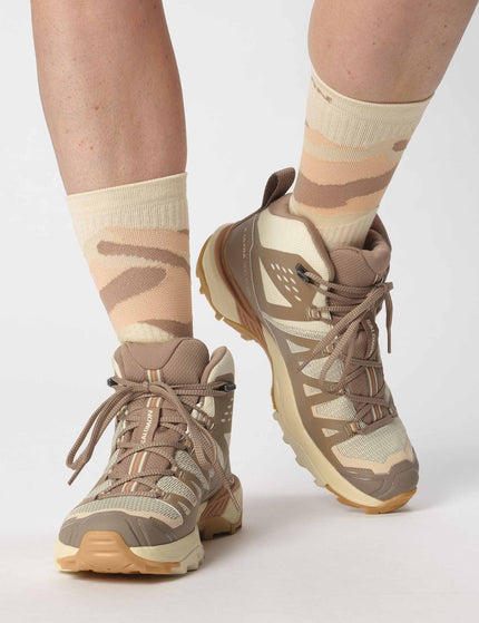 Salomon X Ultra 360 Edge Mid Gore-Tex - Shortbread/Raw Umber/Prairie Sunsetimage7- The Sports Edit