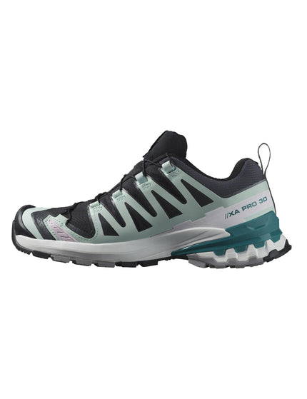 Salomon XA Pro 3D V9 Gore-Tex - Black/Bleached Aqua/Harbor Blueimage3- The Sports Edit