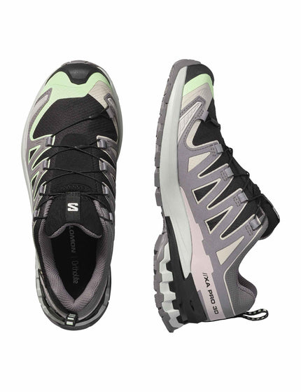 Salomon XA Pro 3D V9 Gore-Tex - Black/Patina Green/Grey Violetimage6- The Sports Edit