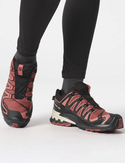 Salomon XA Pro 3D V9 Gore-Tex - Cow Hide/Black/Faded Roseimage7- The Sports Edit