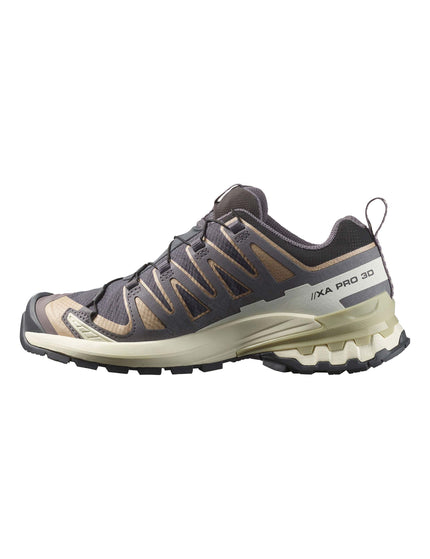 Salomon XA Pro 3D V9 Gore-Tex - Nine Iron/Oxford Tan/Alfalfaimage3- The Sports Edit