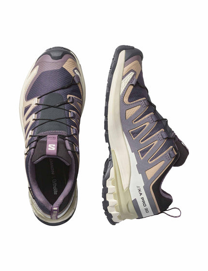 Salomon XA Pro 3D V9 Gore-Tex - Nine Iron/Oxford Tan/Alfalfaimage5- The Sports Edit