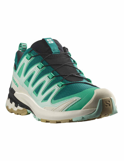 Salomon XA Pro 3D V9 Gore-Tex - Deep Lake/Electric Green/Vanilla Iceimage2- The Sports Edit