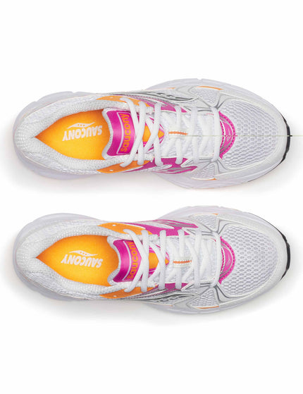 Saucony Ride Millennium - White/Pink/Orangeimage4- The Sports Edit