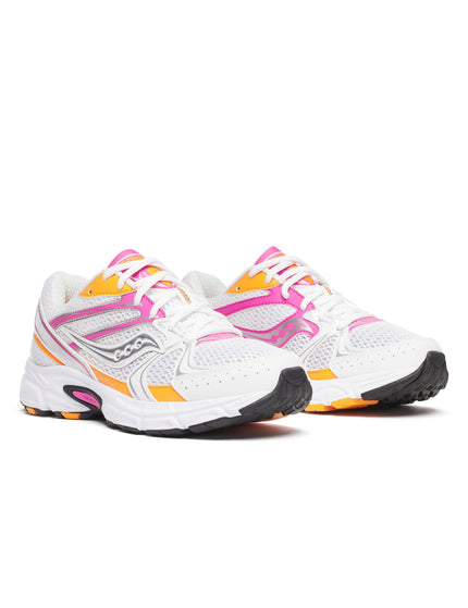 Saucony Ride Millennium - White/Pink/Orangeimage2- The Sports Edit
