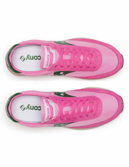 Saucony Trainer 80 - Pink/Forestimage5- The Sports Edit