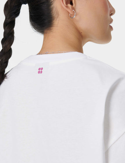 Sweaty Betty Sweaty Betty Logo Long Sleeve T-Shirt - Lily Whiteimage3- The Sports Edit