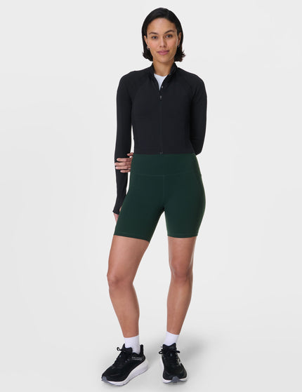 Sweaty Betty Power 6" Cycling Shorts - Cedar Greenimage7- The Sports Edit