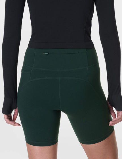 Sweaty Betty Power 6" Cycling Shorts - Cedar Greenimage2- The Sports Edit