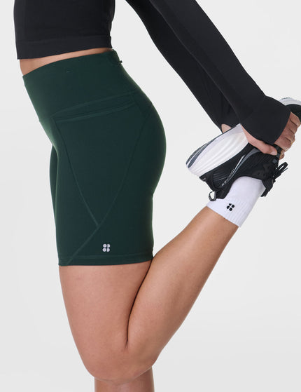 Sweaty Betty Power 6" Cycling Shorts - Cedar Greenimage3- The Sports Edit