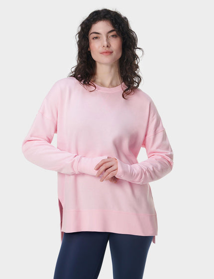 Sweaty Betty After Class Longline Sweatshirt - Nerine Pinkimage1- The Sports Edit