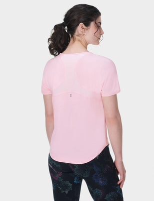 Breathe Easy Running T-Shirt - Nerine Pink