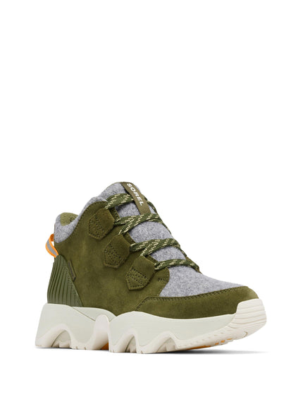 Sorel Kinetic Impact Caribou Plus Waterproof Sneaker Boots - Utility Green/Light Aloeimage3- The Sports Edit