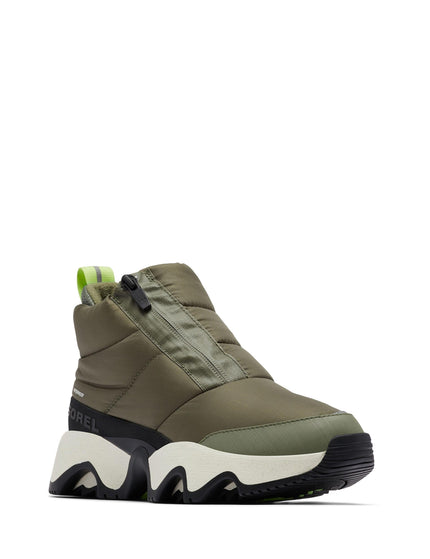 Sorel Kinetic Impact Puffy Sneaker Boot - Stone Green/Blackimage3- The Sports Edit