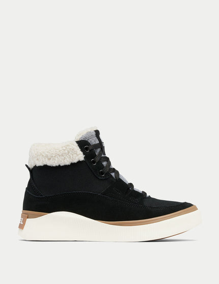 Sorel Out N About IV Waterproof Mid Sneakers - Black/Sea Saltimage1- The Sports Edit