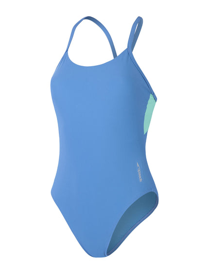 SPEEDO Solid Racerback One Piece - Blueimage8- The Sports Edit