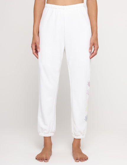 Spiritual Gangster All Eyes Luna Sweatpant - Whiteimage1- The Sports Edit