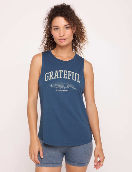 Spiritual Gangster Grateful Jade Muscle Tank - Orion Blueimage1- The Sports Edit