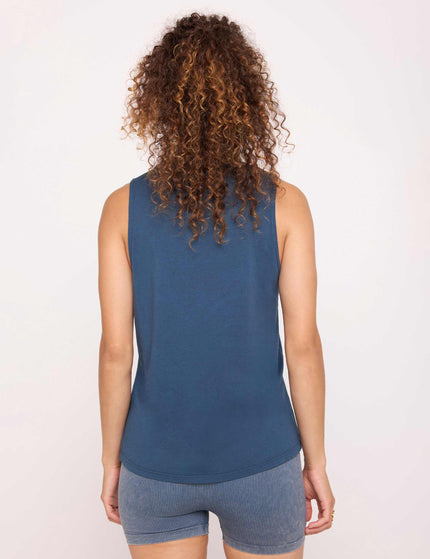 Spiritual Gangster Grateful Jade Muscle Tank - Orion Blueimage2- The Sports Edit