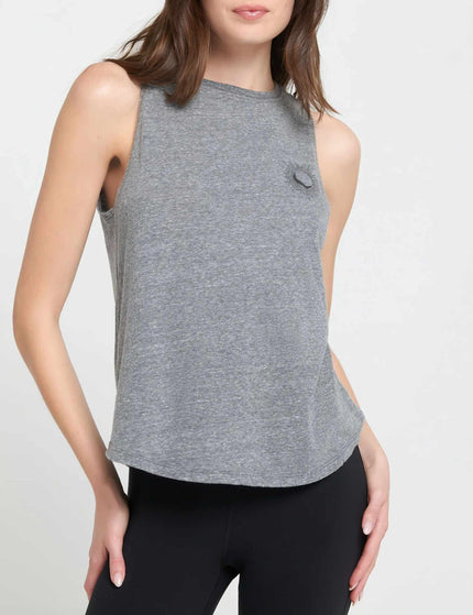 Spiritual Gangster Harmony Jade Muscle Tank - Heather Greyimage1- The Sports Edit