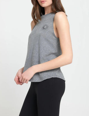 Harmony Jade Muscle Tank - Heather Grey