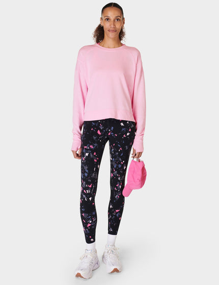 Sweaty Betty After Class Crop Sweatshirt - Chalk Pinkimage6- The Sports Edit