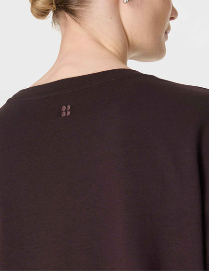 Sweaty Betty After Class Longline Sweatshirt - Sable Brownimages4- The Sports Edit