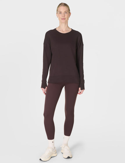 Sweaty Betty After Class Longline Sweatshirt - Sable Brownimages6- The Sports Edit