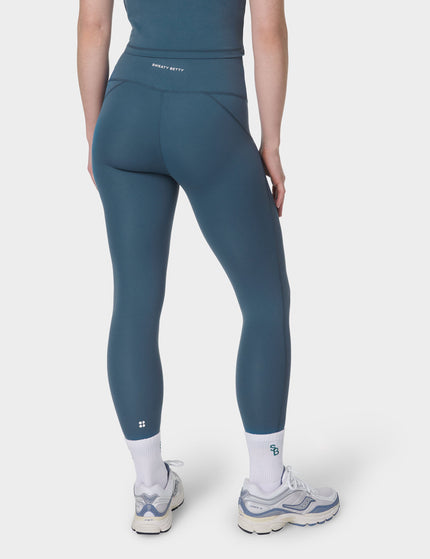 Sweaty Betty All Day 7/8 Leggings - Subdued Blueimage2- The Sports Edit