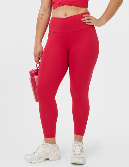 Sweaty Betty All Day 7/8 Wrap Waist Leggings - Crimson Redimages5- The Sports Edit