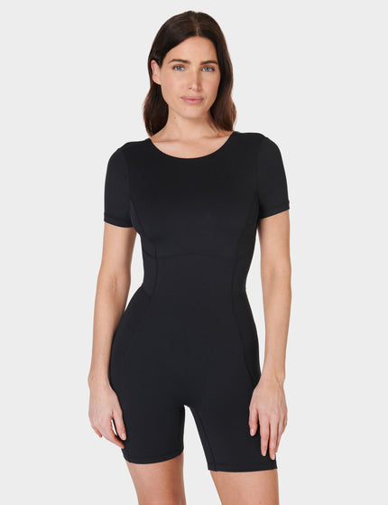 Sweaty Betty All Day T-Shirt Bodysuit - Blackimage1- The Sports Edit