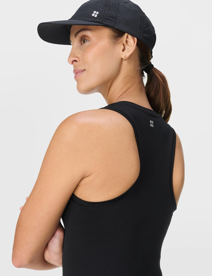 Sweaty Betty Athlete Crop Seamless Workout Vest - Blackimages4- The Sports Edit