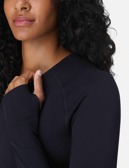 Sweaty Betty Athlete Seamless Gym Long Sleeve Top - Blackimages4- The Sports Edit